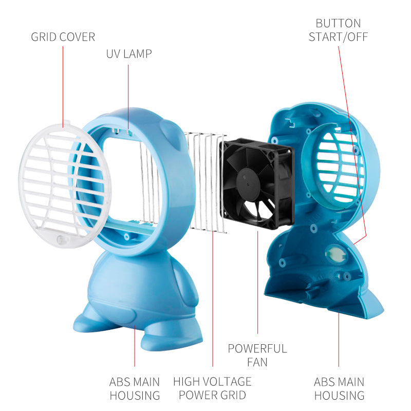 Electric Mosquito Trap Lamp: UV Light Lures and Zaps