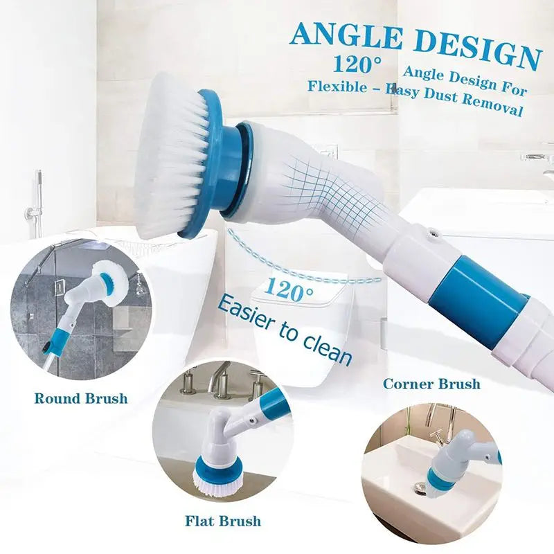 Cordless Electric Spin Scrubber for Tubs and Tiles