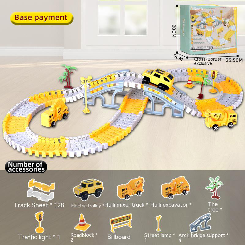 Modular Engineering Track Toy for Creative City Play