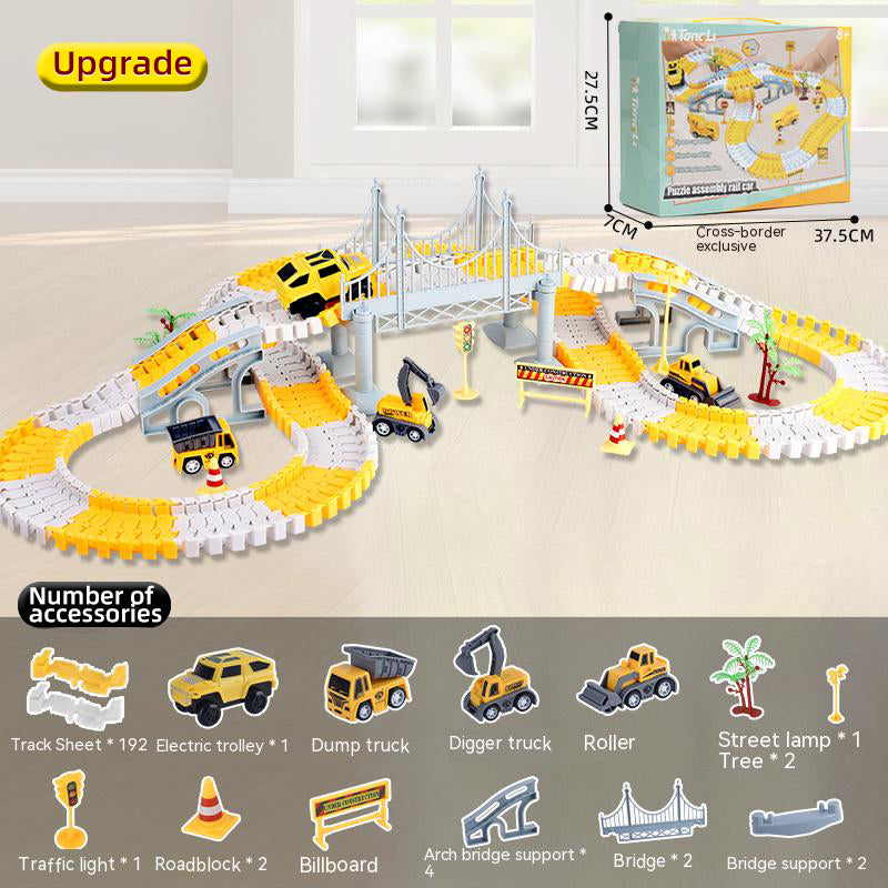 Modular Engineering Track Toy for Creative City Play