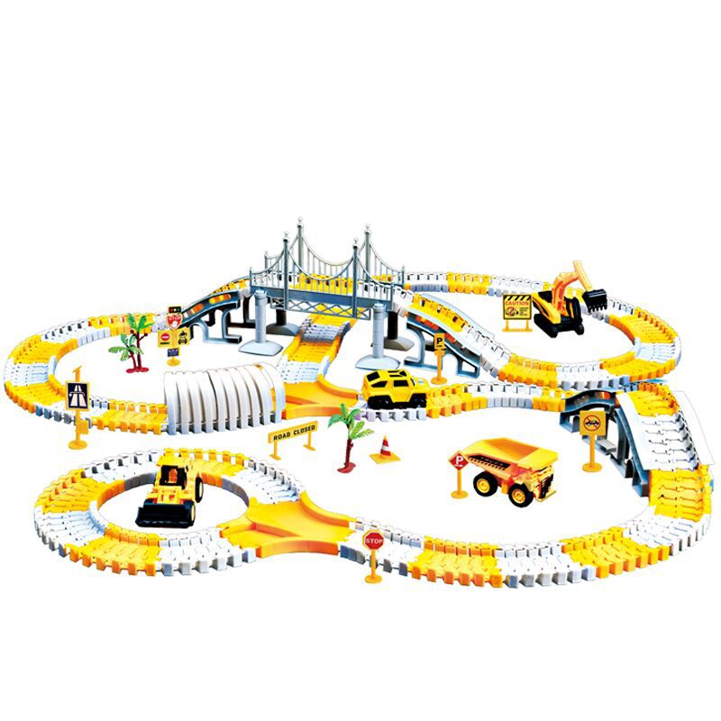 Modular Engineering Track Toy for Creative City Play