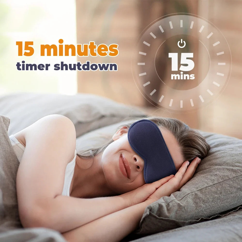 Heated Vibration Eye Mask for Tired Eyes and Fatigue