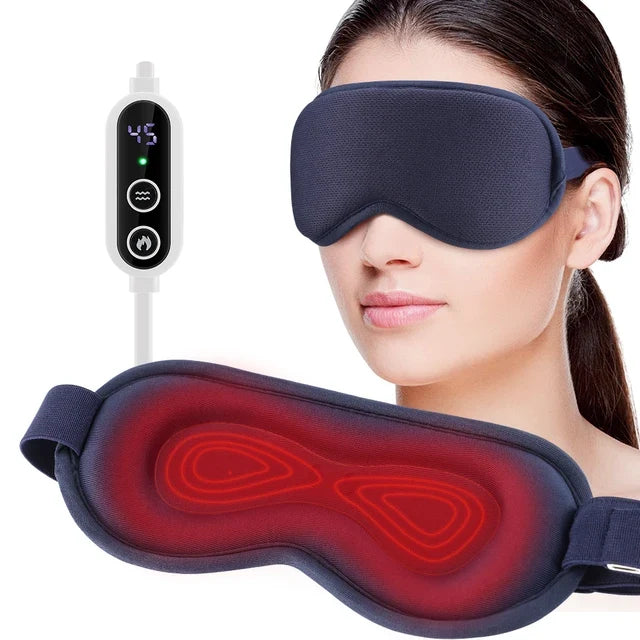 Heated Vibration Eye Mask for Tired Eyes and Fatigue