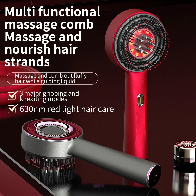 Red Light Electric Scalp Massage Comb for Hair Growth