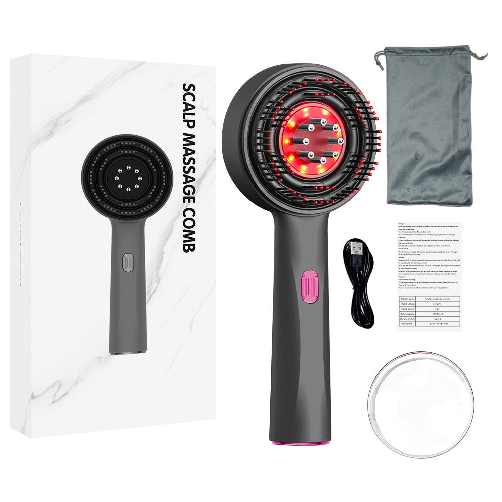 Red Light Electric Scalp Massage Comb for Hair Growth