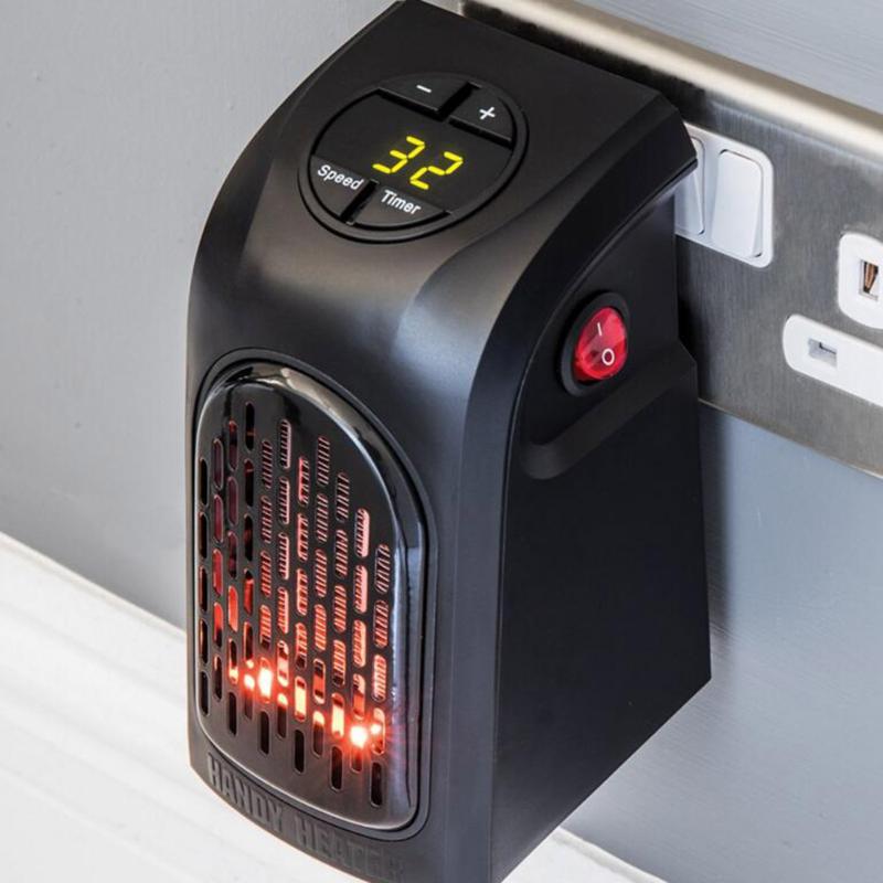 Plug-In Electric Wall Heater for Instant Spot Warmth