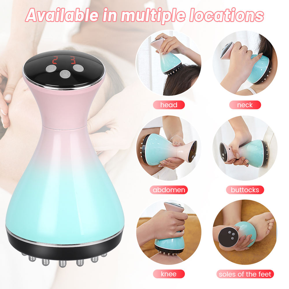 Electric Gua Sha Massager: Heat & Vibration Body Tool