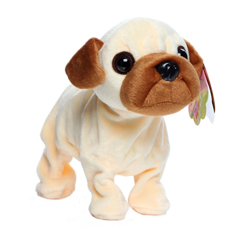Interactive Plush Dog Toy With Barking & Walking