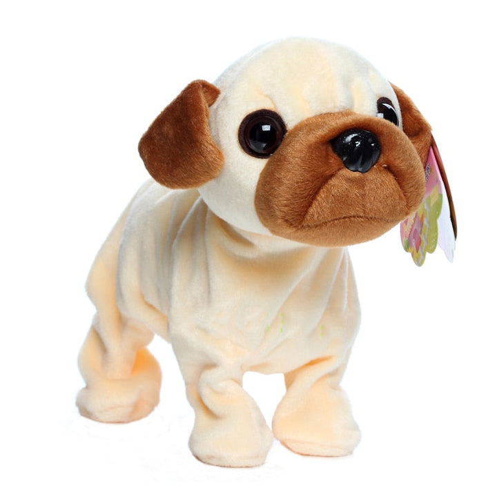 Interactive Plush Dog Toy With Barking & Walking