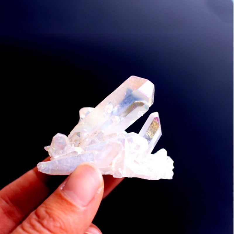 Electroplated Crystal Clusters for Colorful Home Decor