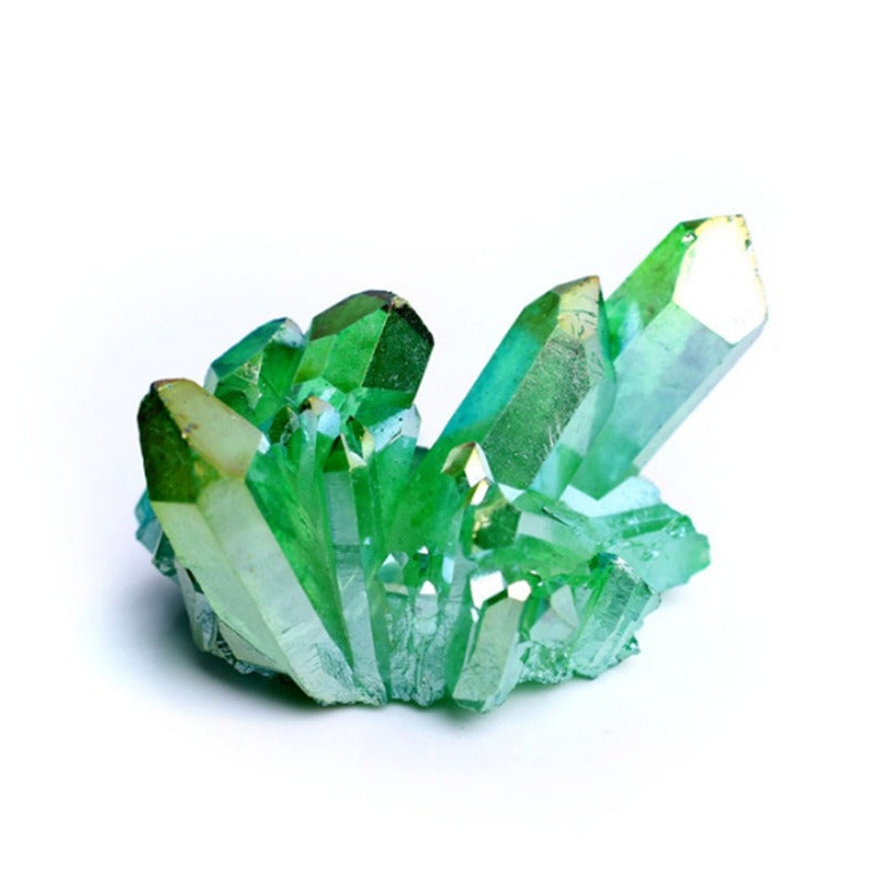 Electroplated Crystal Clusters for Colorful Home Decor