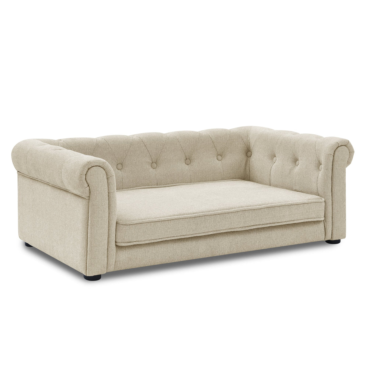 Chesterfield Elevated Dog Bed for Medium & Large Dogs