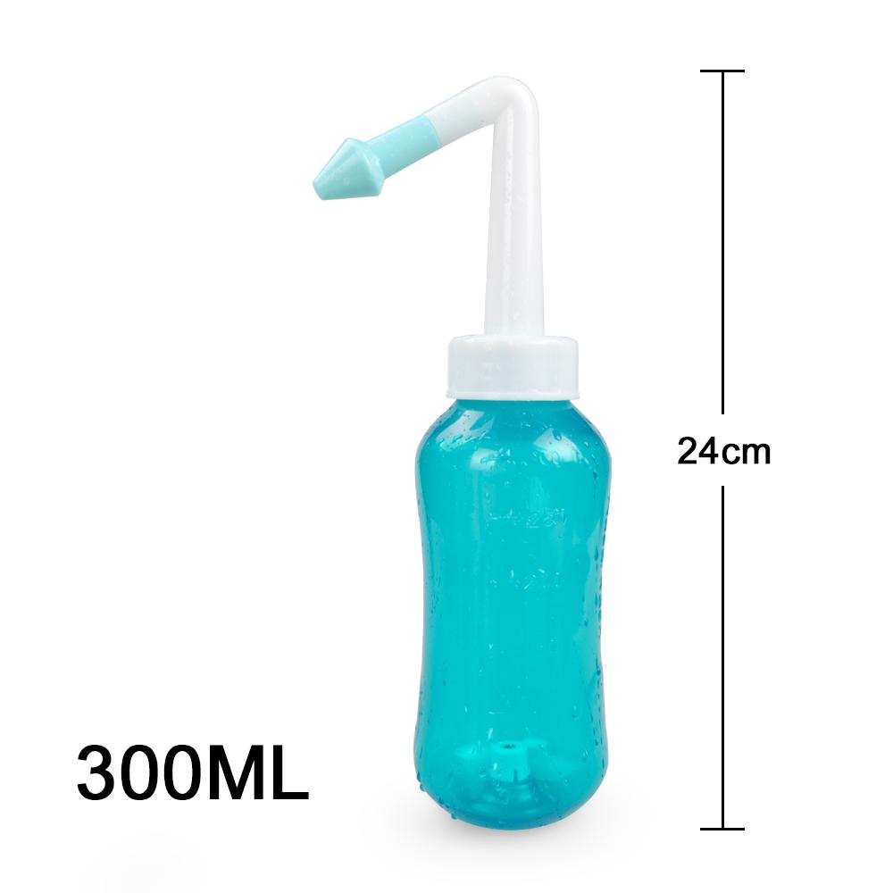 Nasal Irrigator Bottle 300ml with Angled Double Nozzle