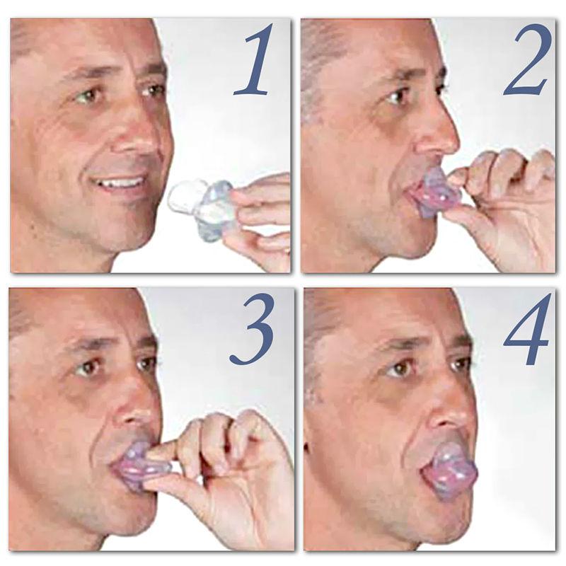 Silicone Anti Snoring Tongue Retainer for Quieter Sleep
