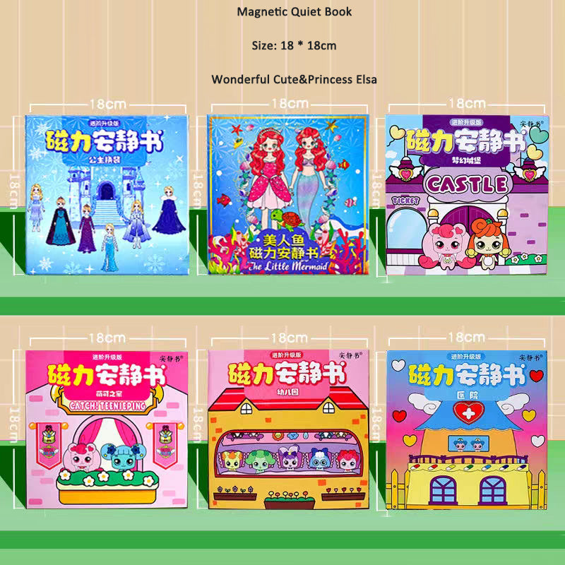 Princess Magnetic Quiet Book for Screen-Free Play