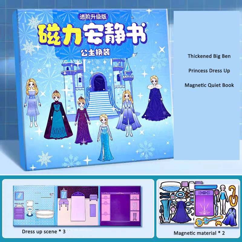 Princess Magnetic Quiet Book for Screen-Free Play