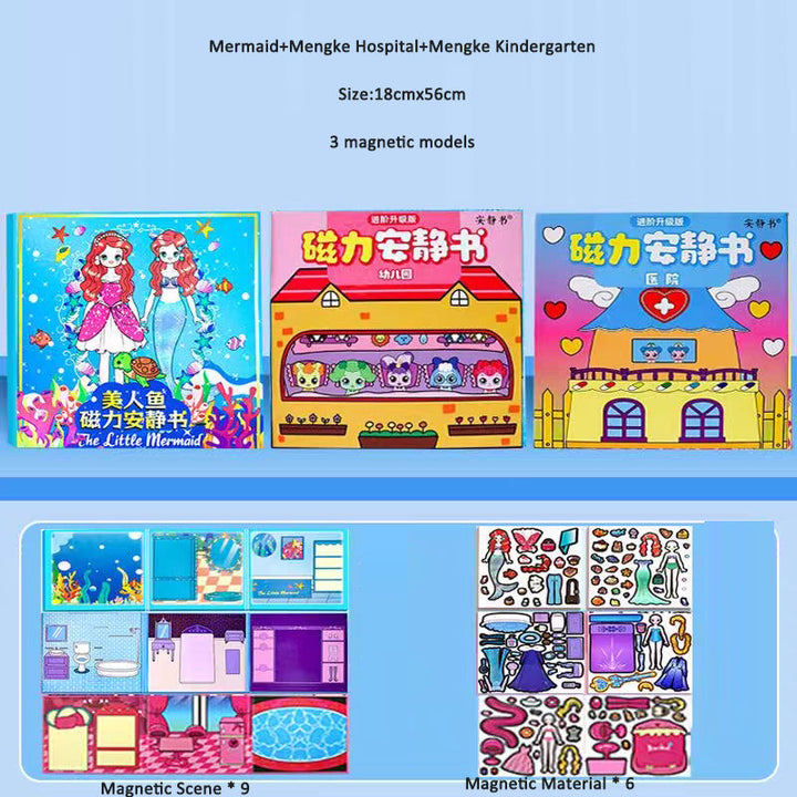 Princess Magnetic Quiet Book for Screen-Free Play