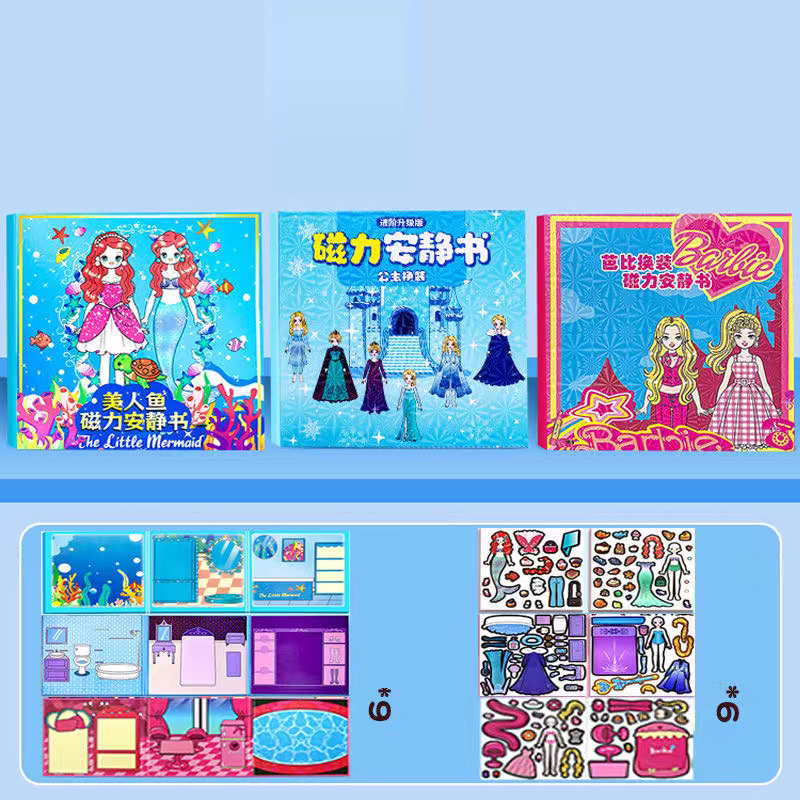 Princess Magnetic Quiet Book for Screen-Free Play