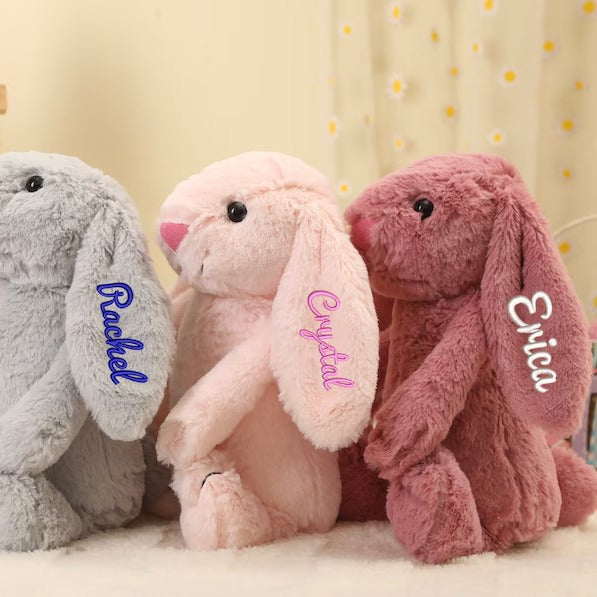 Long-Eared Bunny Plush Toy for Cozy Bedtime Cuddles