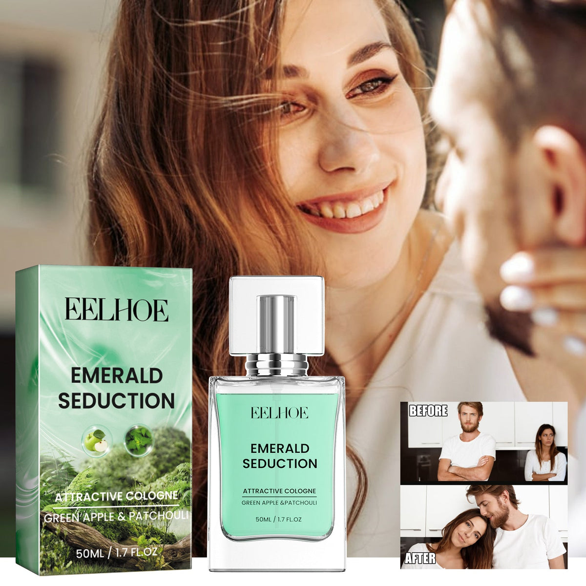 Green Apple & Patchouli Cologne for Everyday Date Nights