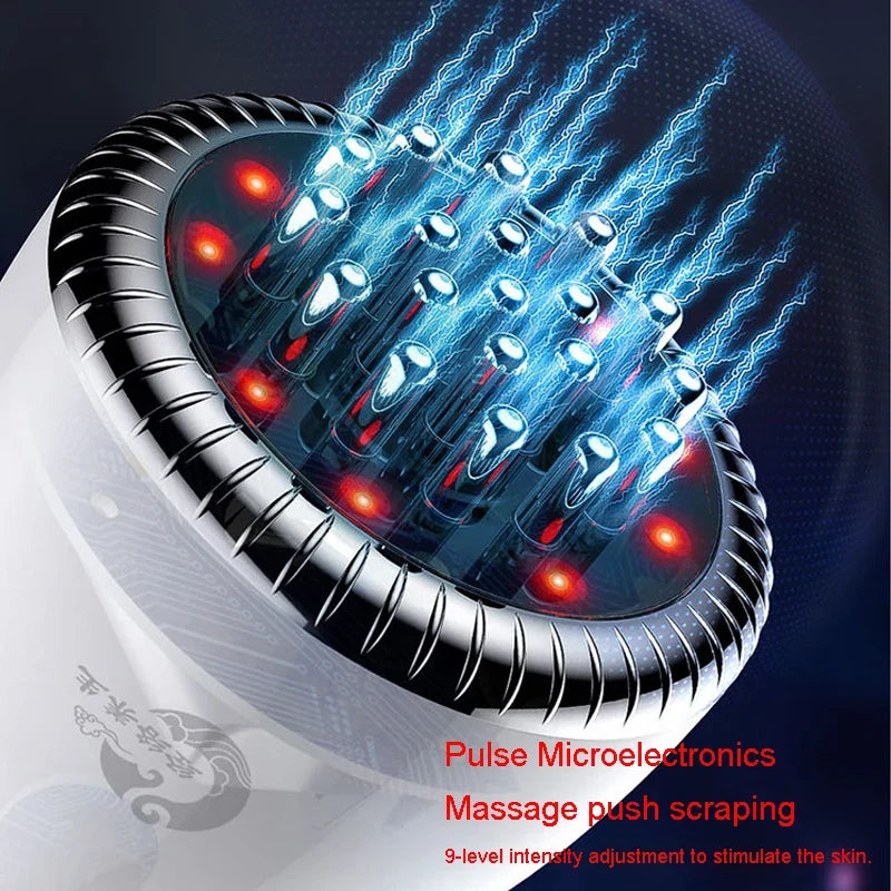 EMS Gua Sha Body Massager with Heat and Red Light Therapy