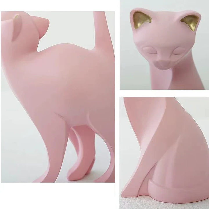 Cat Ornament Decorative Accent for Playful Room Decor
