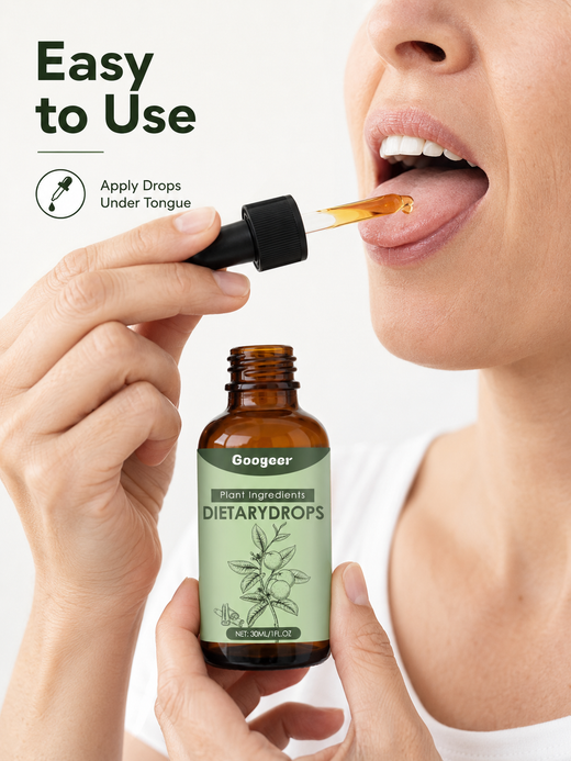 Plant-Based Vitamin Drops for Energy, Back Pain Relief
