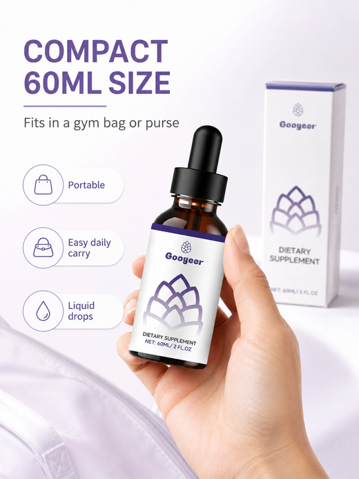 Liquid Energy Supplement Drops — Sustained Vitality