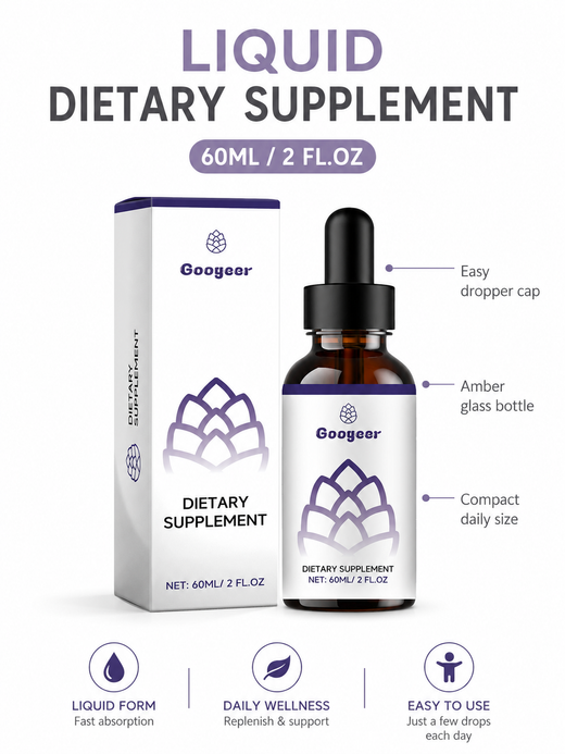 Liquid Energy Supplement Drops — Sustained Vitality