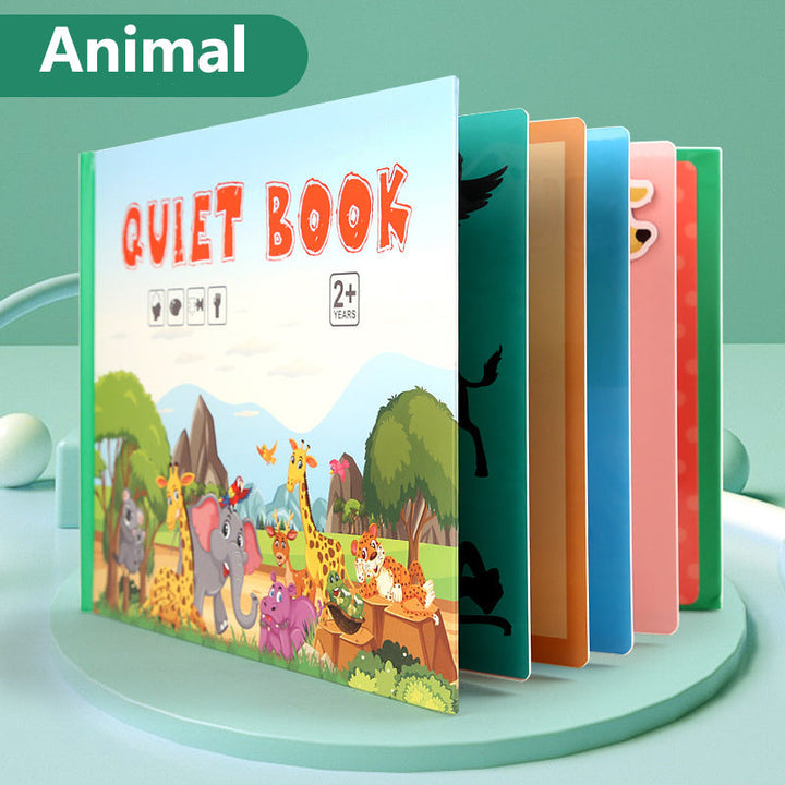 Reusable Quiet Book Puzzle for Hands-On Preschool Learning