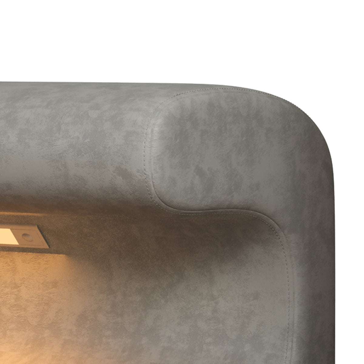 Upholstered Entryway Bench with Sensor LED Light Strip