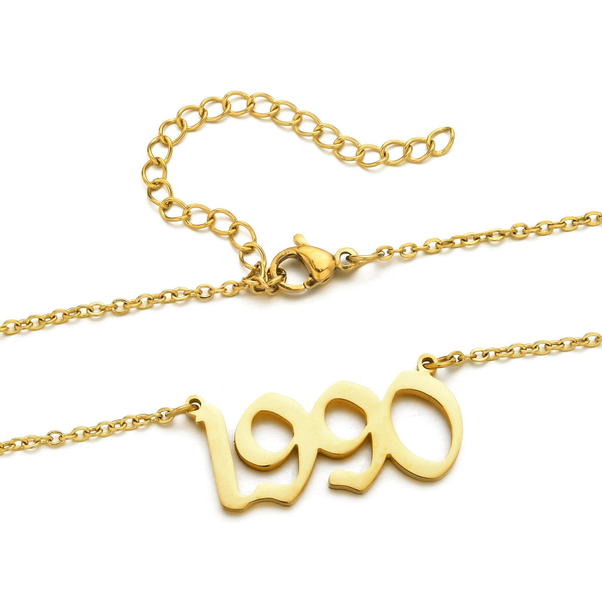 Year Number Necklace | Personalized Birthday Gift