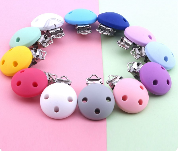 Wood Pacifier Clip - Keeps Baby's Binkie Off the Floor