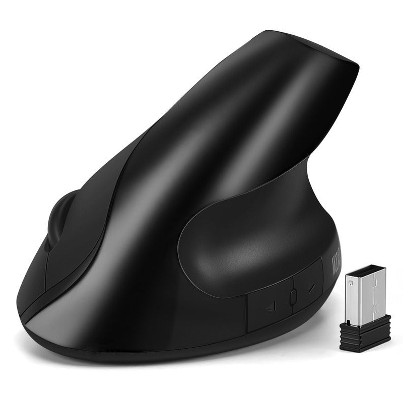 Ergonomic Vertical Wireless Mouse with Silent Clicks