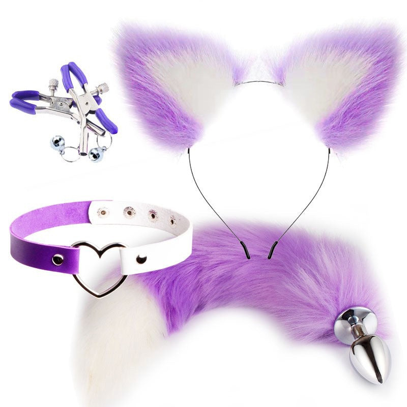 Four-Piece Cat Roleplay Set for Playful Bedroom Fun