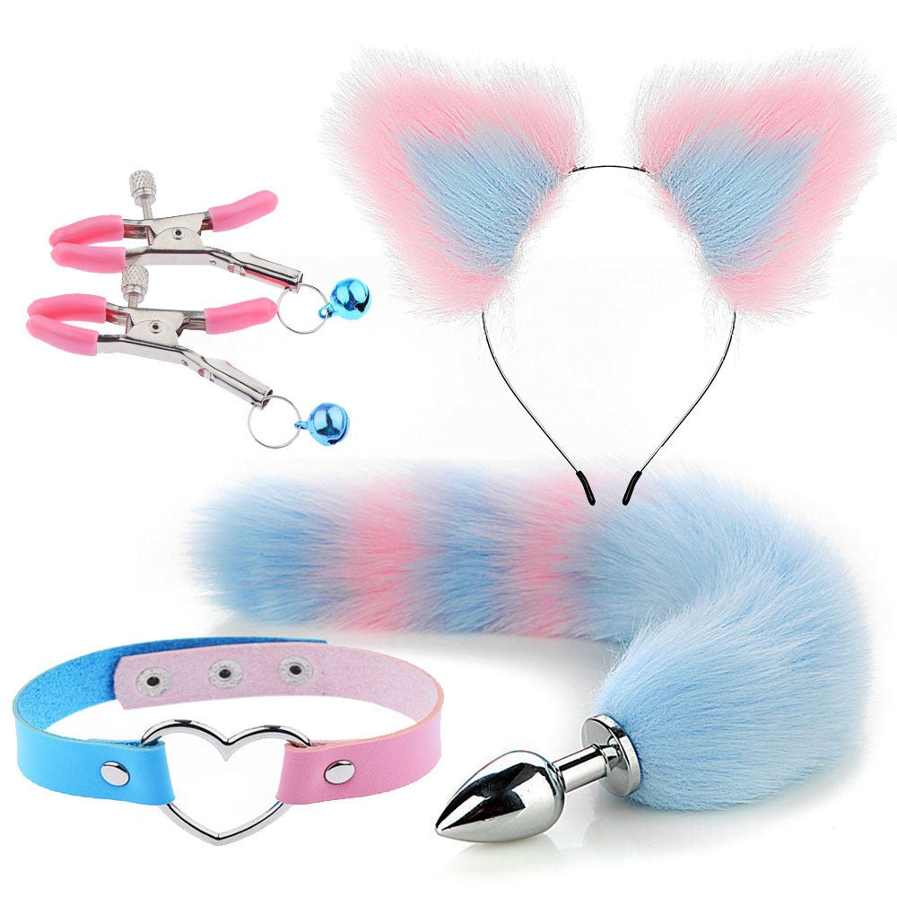 Fox Roleplay Adult Accessory Set – 4-Piece Costume