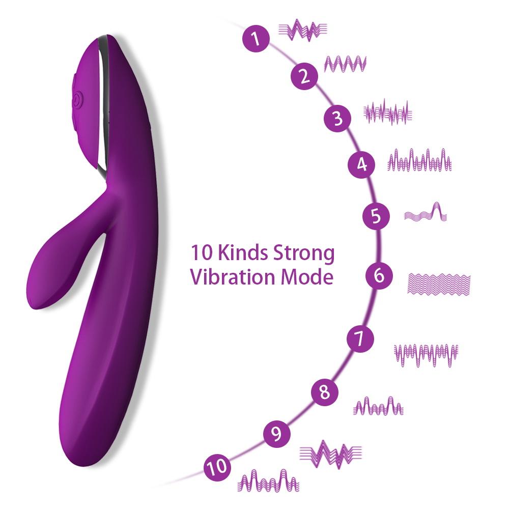 Heating Dildo Vibrator for Dual Stimulation & Comfort