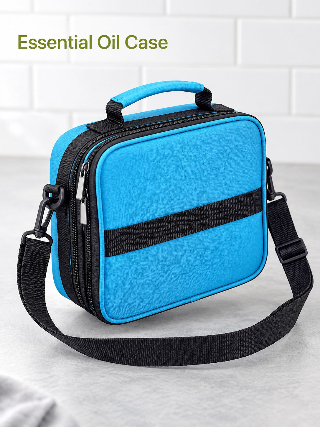 Essential Oil Carrying Case for 42 Bottles, Padded Travel