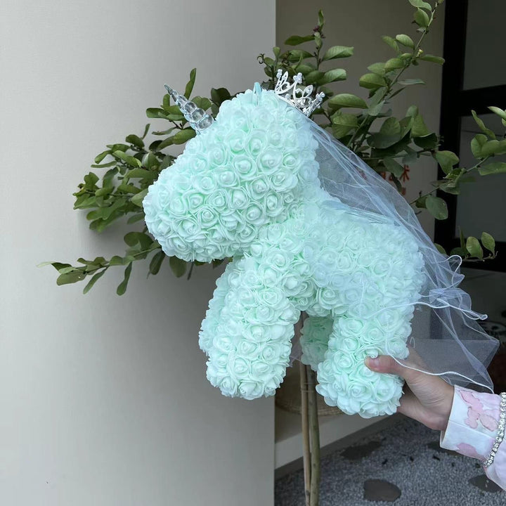 Artificial Flower Rose Unicorn Keepsake Gift for Girlfriend