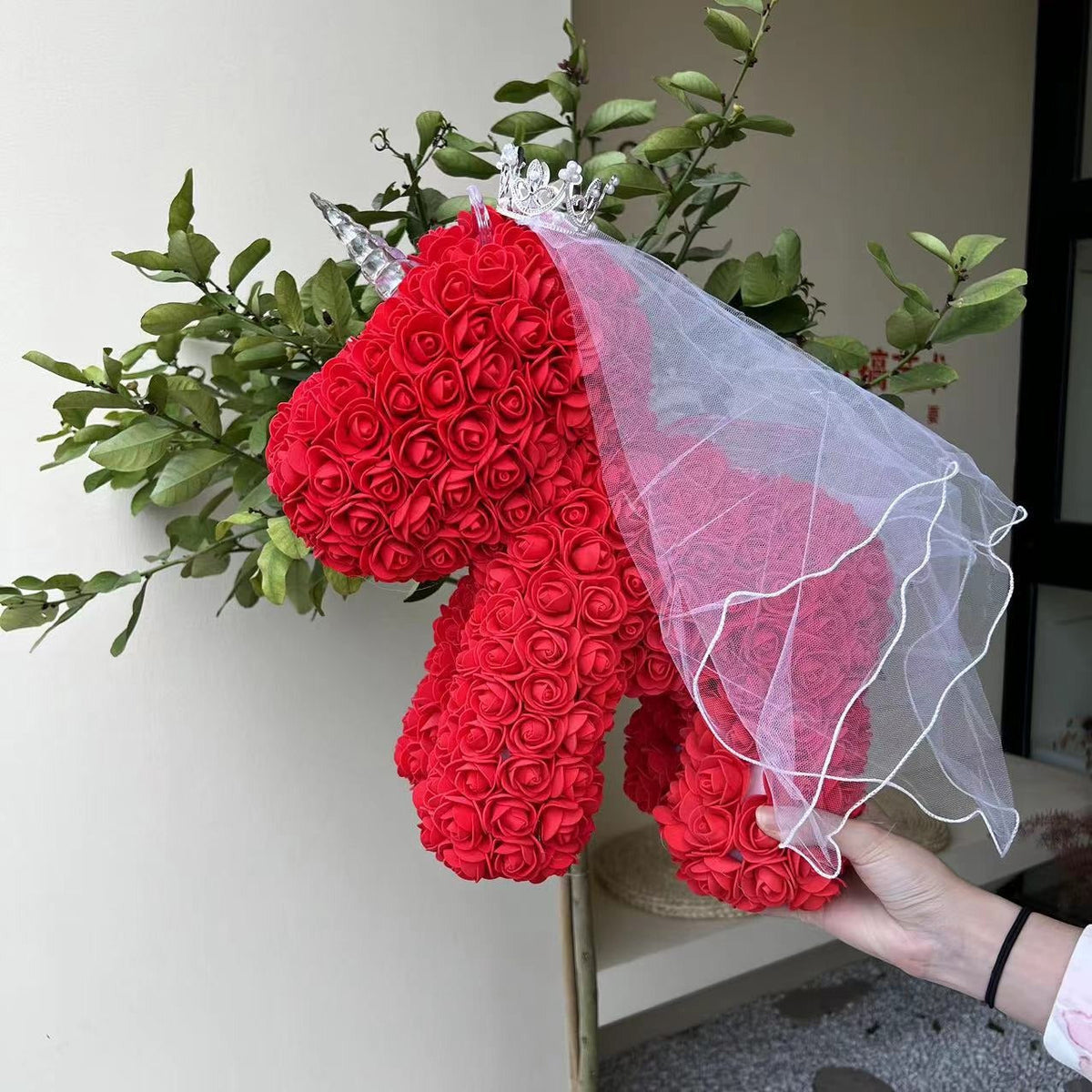 Artificial Flower Rose Unicorn Keepsake Gift for Girlfriend
