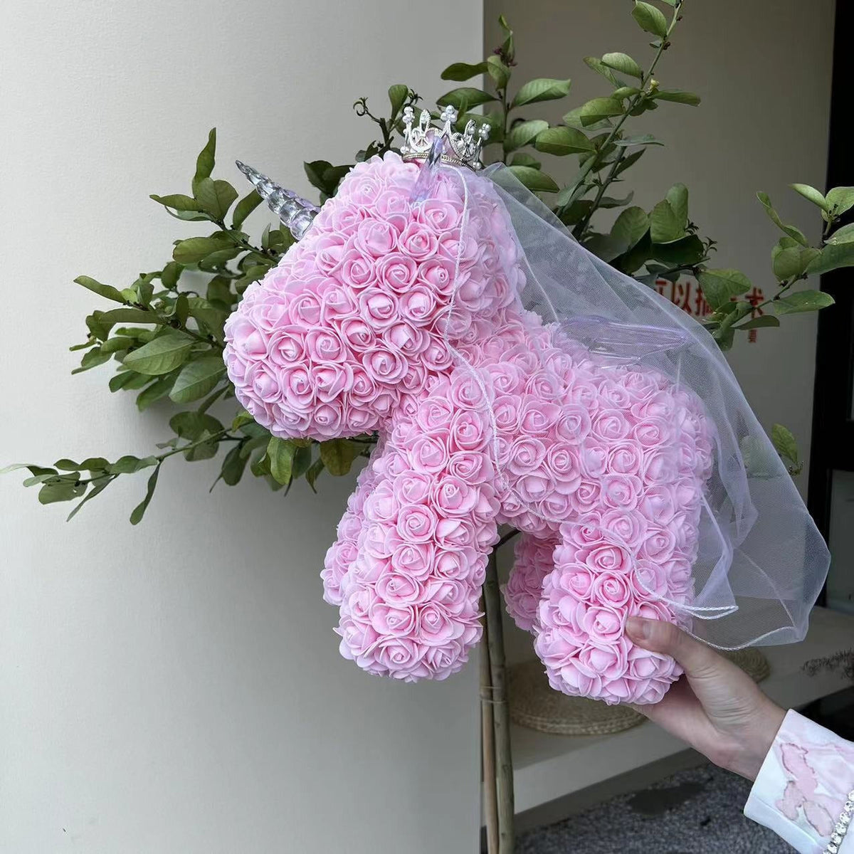 Artificial Flower Rose Unicorn Keepsake Gift for Girlfriend