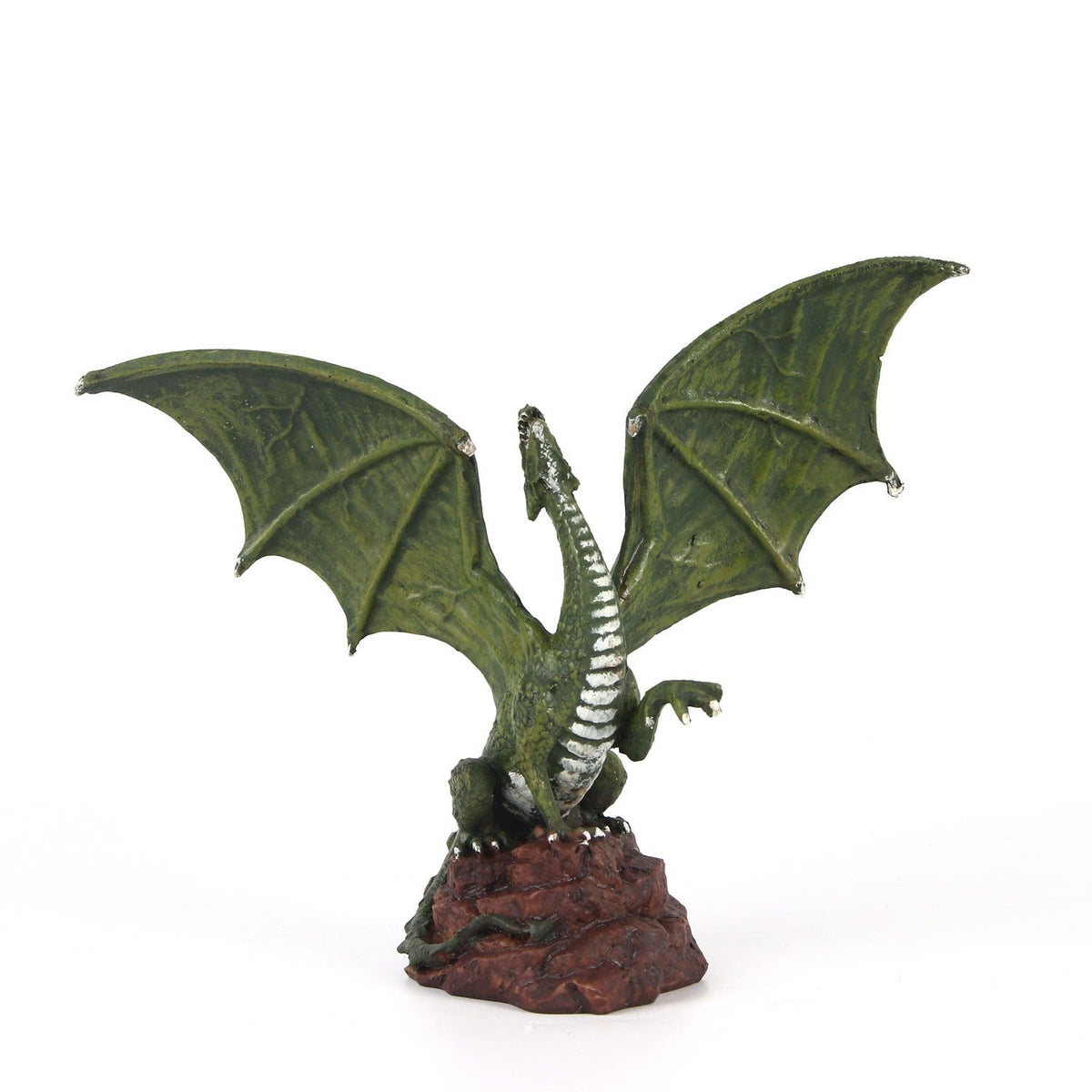 Flying Dragon Skull Figurine for Gothic Fantasy Decor