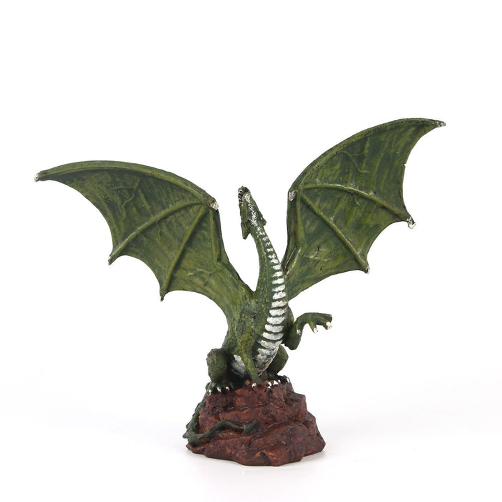 Flying Dragon Skull Figurine for Gothic Fantasy Decor