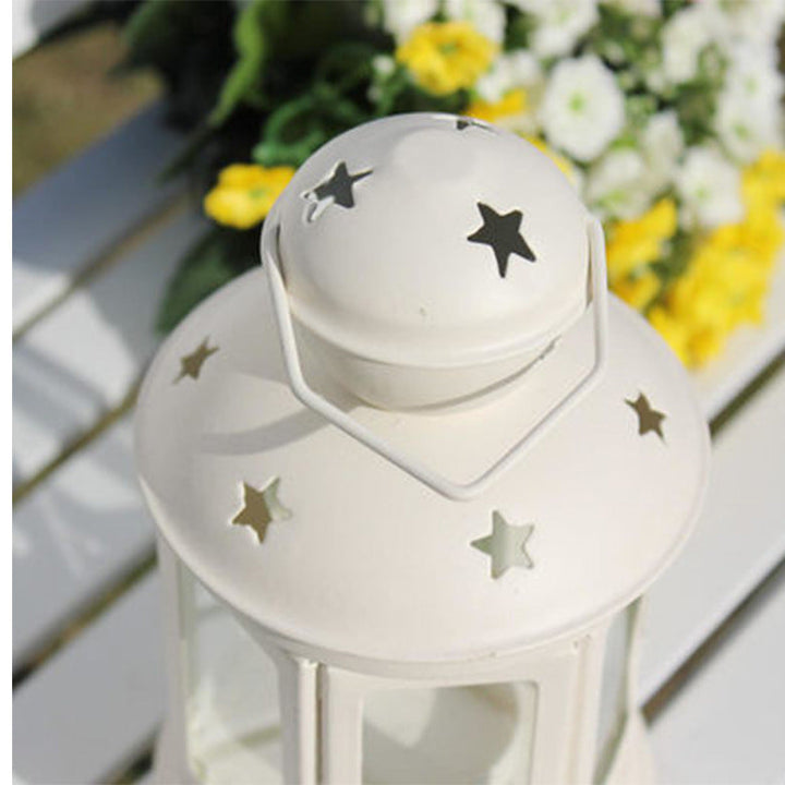 European Iron Lantern for Atmospheric Candlelight Decor