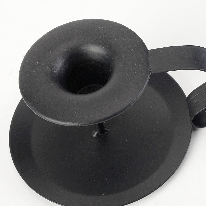 European Iron Candlestick for Elegant Dinner Settings