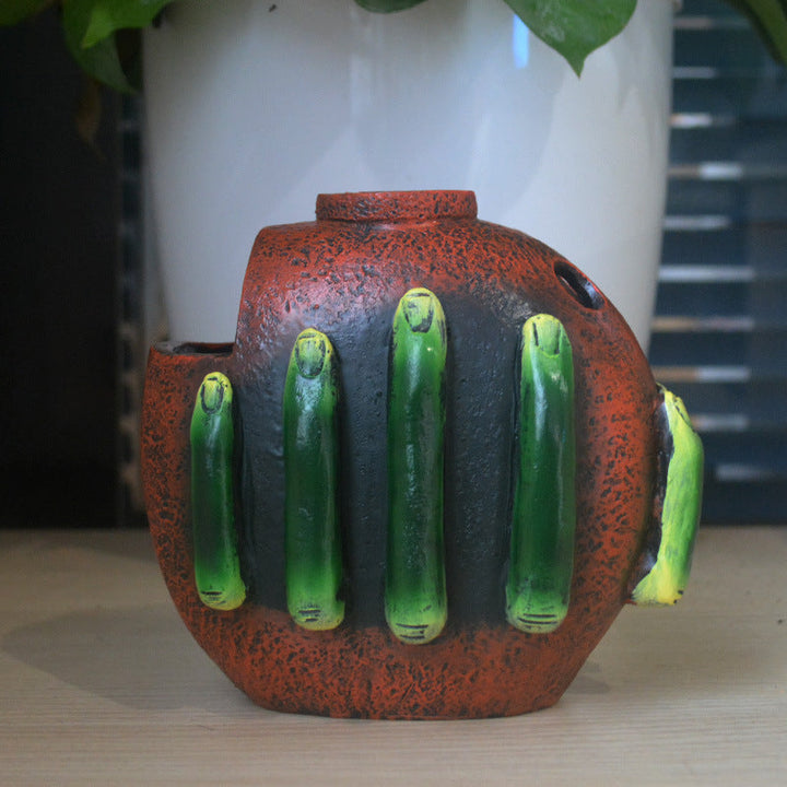 Cactus Resin Sculpture for Distinctive Home Decor