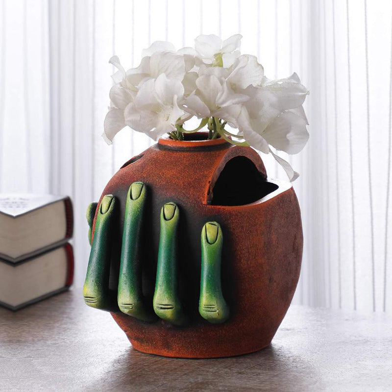 Cactus Resin Sculpture for Distinctive Home Decor