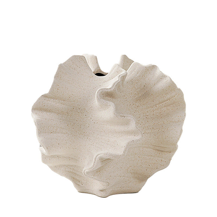 Frosted Ceramic Vase for European-Style Home Decor
