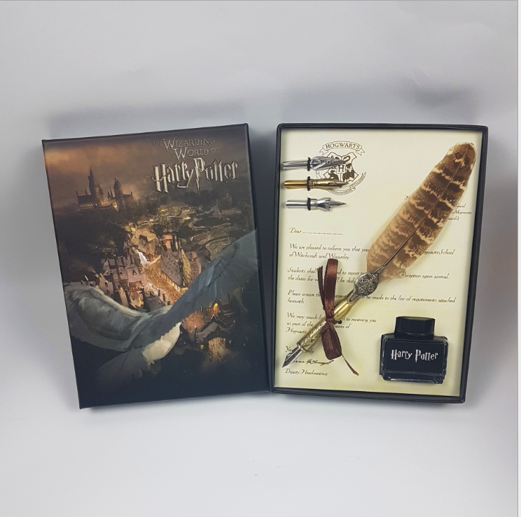 Harry Potter Feather Pen Set for Magical Writing Gifts