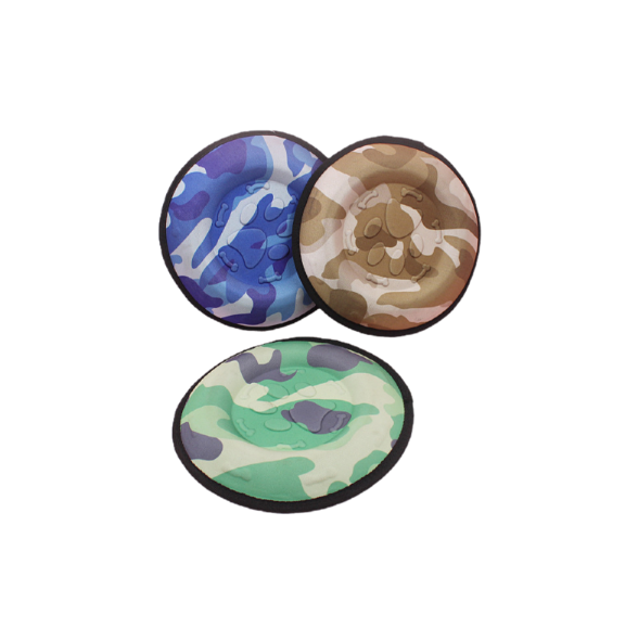 Camo Dog Flying Disc Set for Water Fetch Training